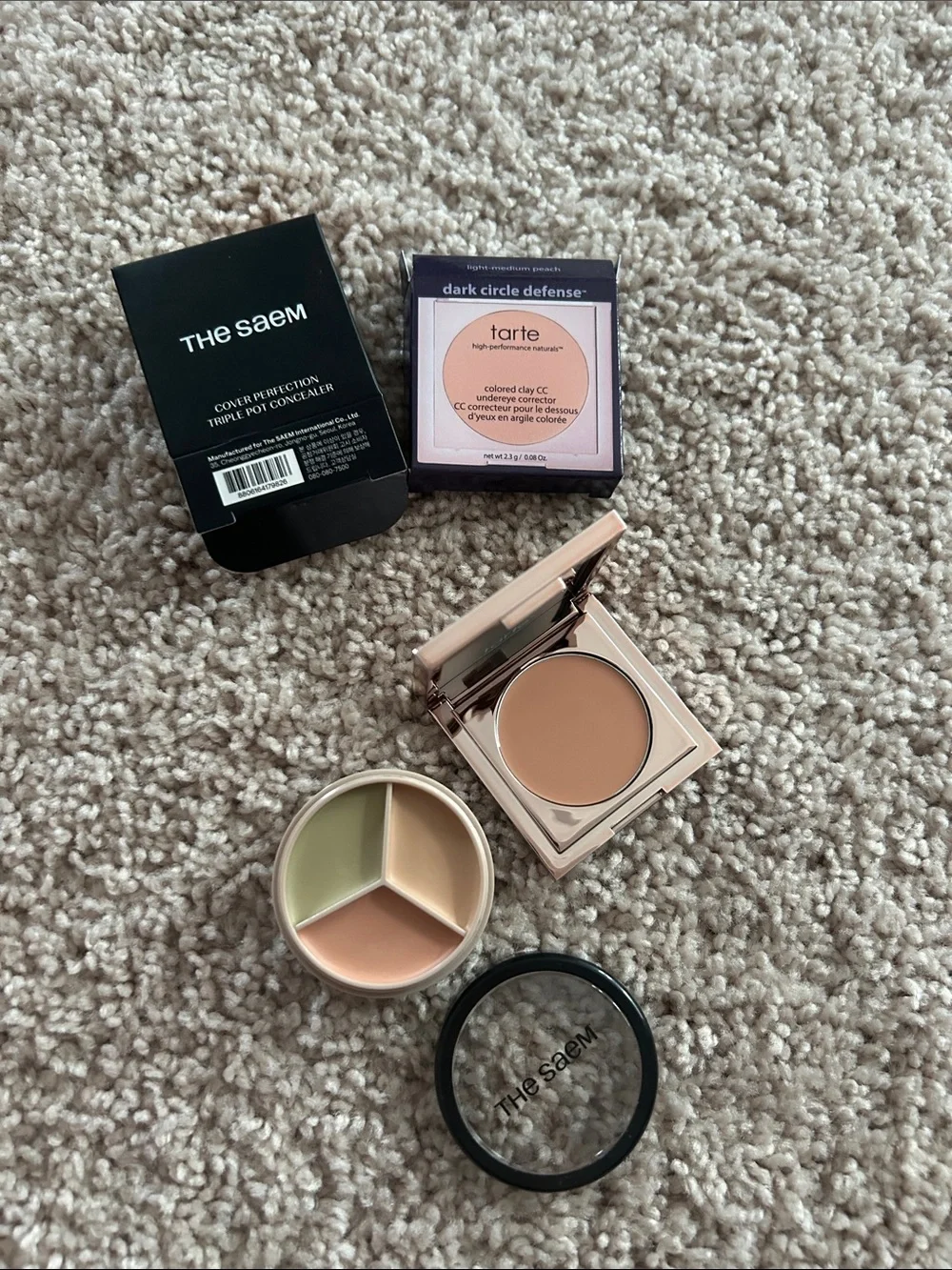 Tarte & The Saem concealer bundle